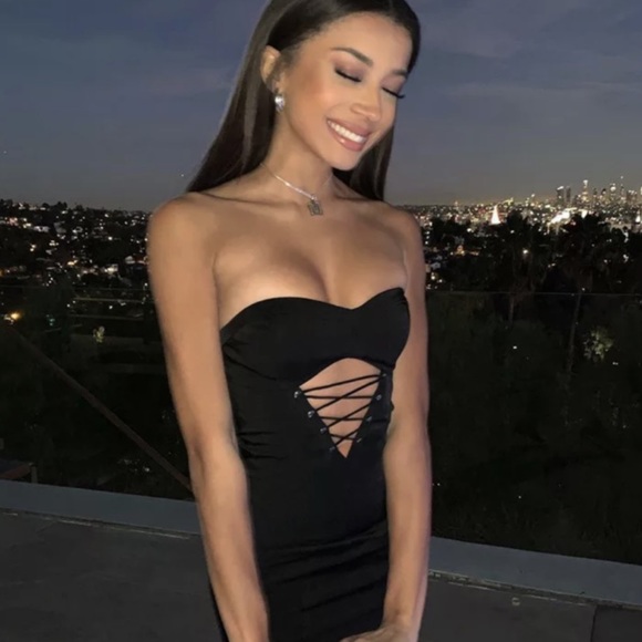 Outspoken Clothing Co. Tube Top Mini Dress - Picture 3 of 4